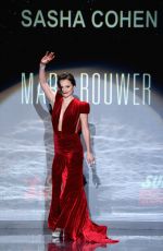SASHA COHEN at Go Red for Women, The Heart Truth Fashion Show in New York