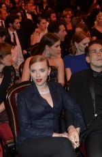 SCARLETT JOHANSSON at Cesar Film Awards in Paris