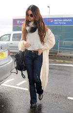 SELENA GOMEZ Arrives at Heathrow Airport in London