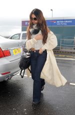 SELENA GOMEZ Arrives at Heathrow Airport in London