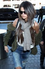 SELENA GOMEZ Arrives at LAX Airport