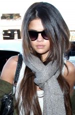 SELENA GOMEZ Arrives at LAX Airport