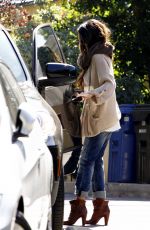 SELENA GOMEZ in Ripped Jeans Out in Los Angeles