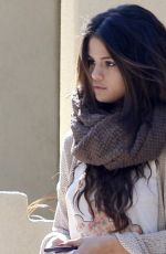 SELENA GOMEZ in Ripped Jeans Out in Los Angeles