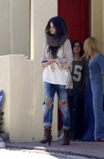 SELENA GOMEZ in Ripped Jeans Out in Los Angeles