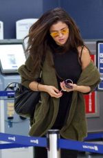 SELENA GOMEZ Laeaves LAX Airport