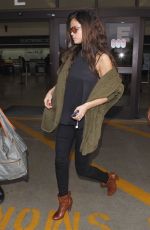 SELENA GOMEZ Laeaves LAX Airport