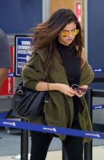 SELENA GOMEZ Laeaves LAX Airport