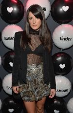 SHENAE GRIMES at Glamour Hearts Tinder Party in Hollywood