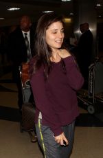 SHIRI APPLEBY at LAX Airport in Los Angeles