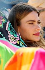 SOFIA VERGARA on the Set of Modern Family at a Beach in Sydney