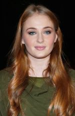 SOPHIE TURNER at Christian Siriano Fashion Show in New York