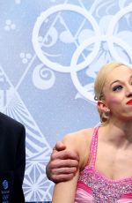 STACEY KEMP and David King at 2014 Winter Olympics in Sochi