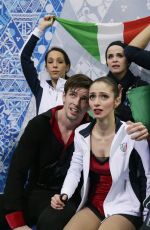 STEFANIA BERTON and Ondrej Hotarek at 2014 Winter Olympics in Sochi