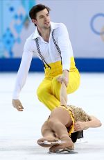 STEFANIA BERTON and Ondrej Hotarek at 2014 Winter Olympics in Sochi