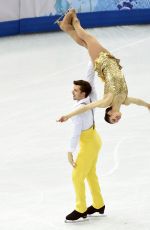 STEFANIA BERTON and Ondrej Hotarek at 2014 Winter Olympics in Sochi