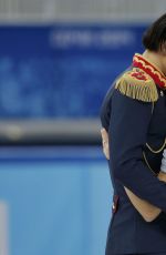 TATIANA VOLOSOZHAR and Maxim Trankov at 2014 Winter Olympics in Sochi