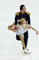 TATIANA VOLOSOZHAR and Maxim Trankov at 2014 Winter Olympics in Sochi