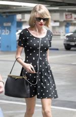 TAYLOR SWIFT in Short Dress Out Shoping in Hollywood