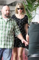 TAYLOR SWIFT in Short Dress Out Shoping in Hollywood