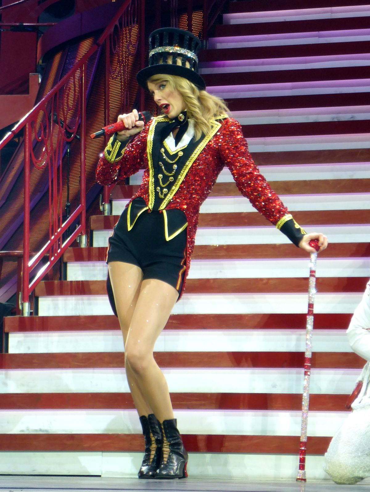 girl in red taylor swift tour