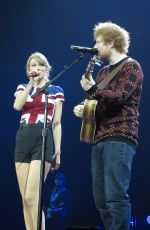 TAYLOR SWIFT Performs at Her Red Tour in O2 Arena in London