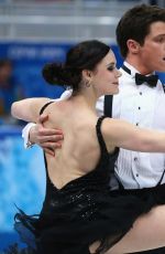 TESSA VIRTUE and Scott Moir at 2014 Winter Olympics in Sochi
