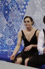 TESSA VIRTUE and Scott Moir at 2014 Winter Olympics in Sochi