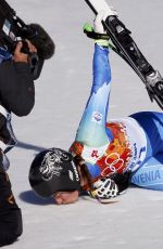 TINA MAZE at 2014 Winter Olympics in Sochi