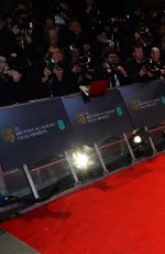 UMA THURMAN at 2014 BAFTA Awards in London