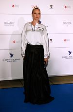 UMA THURMAN at 2014 Cinema for Peace Gala in Berlin