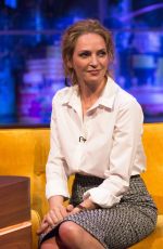 UMA THURMAN at The Jonathan Ross Show in London