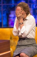 UMA THURMAN at The Jonathan Ross Show in London