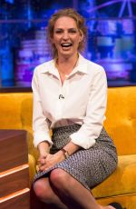 UMA THURMAN at The Jonathan Ross Show in London