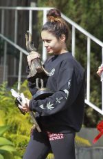 VANESSA and STELLA HUDGENS Out and About in Los Angeles