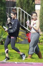 VANESSA and STELLA HUDGENS Out and About in Los Angeles
