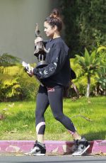 VANESSA and STELLA HUDGENS Out and About in Los Angeles