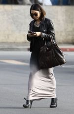 VANESSA HUDGENS Arrives a Studio in Santa Monica
