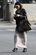 VANESSA HUDGENS Arrives a Studio in Santa Monica