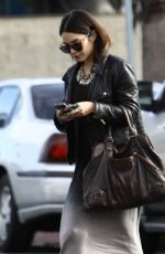 VANESSA HUDGENS Arrives a Studio in Santa Monica