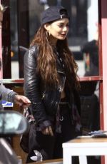 VANESSA HUDGENS at Coffee Bean and Tea Leaf in Los Angeles