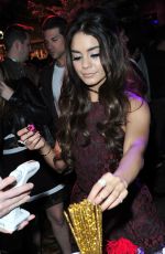 VANESSA HUDGENS at Svedka Vodkas Shot Through the Heart Valentines Day Bash in West Hollywood