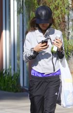 VANESSA HUDGENS Leaves Bed, Bath and Beyond in Studio City