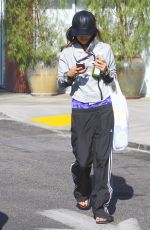 VANESSA HUDGENS Leaves Bed, Bath and Beyond in Studio City