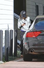VANESSA HUDGENS Leaves Bed, Bath and Beyond in Studio City
