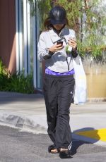 VANESSA HUDGENS Leaves Bed, Bath and Beyond in Studio City
