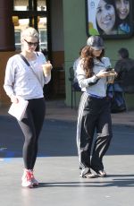 VANESSA HUDGENS Leaves Stabucks in Studio City