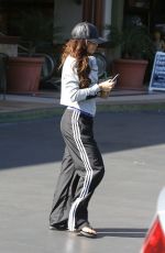 VANESSA HUDGENS Leaves Stabucks in Studio City