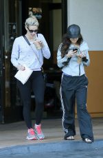 VANESSA HUDGENS Leaves Stabucks in Studio City