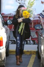 VANESSA HUDGENS Leaves Trader Joes in Los Angeles